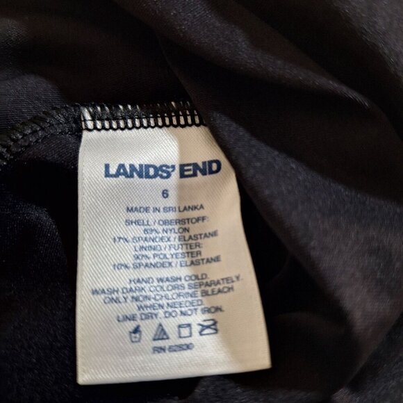 Land's End Black Tankini 6 - Picture 3 of 5